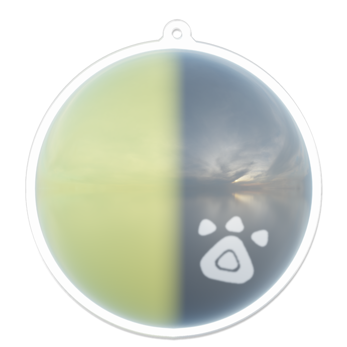 アクリルキーホルダー - 70 x 70 (mm)