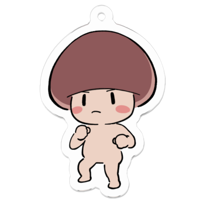 アクリルキーホルダー - 50 x 50 (mm)