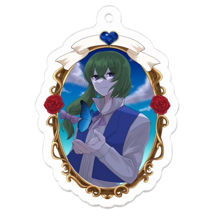 アクリルキーホルダー - 50 x 50 (mm)