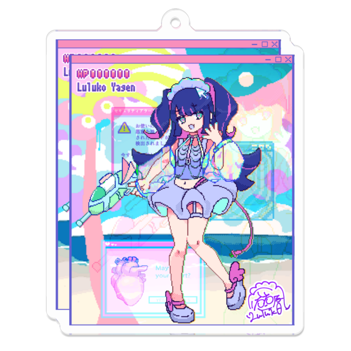 アクリルキーホルダー - 70 x 70 (mm)