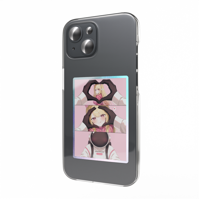 オーロラスマホステッカー - 縦