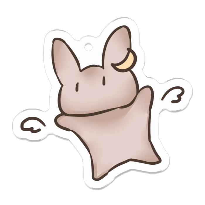 アクリルキーホルダー - 50 x 50 (mm)