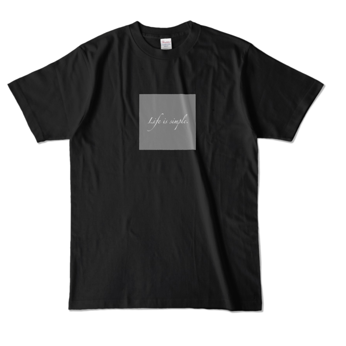 カラーTシャツ - L - ブラック (濃色)