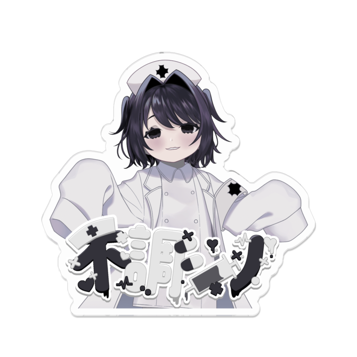 アクリルバッジ - 70 x 70 (mm)