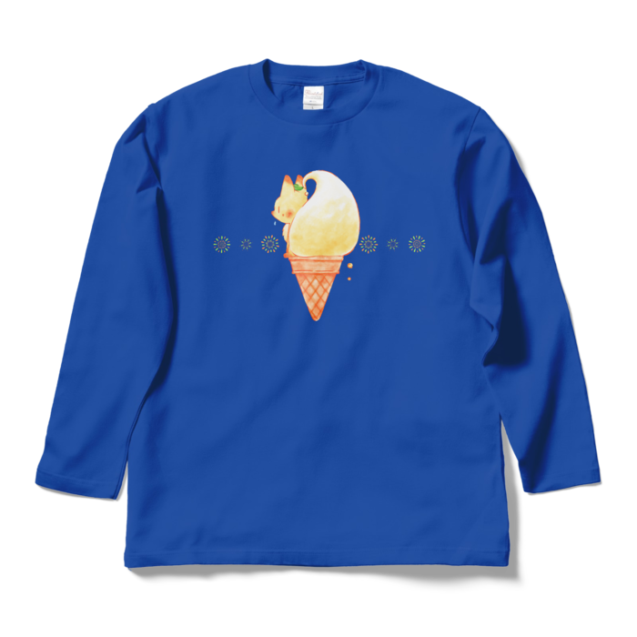 ロングスリーブTシャツ - L - ロイヤルブルー