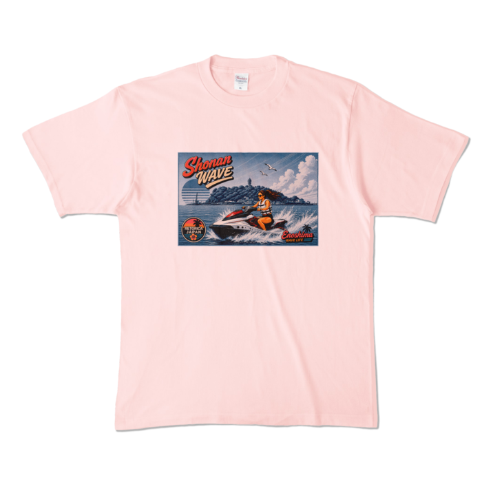 カラーTシャツ - XL - ライトピンク (淡色)