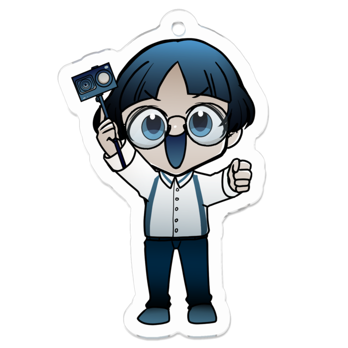 アクリルキーホルダー - 50 x 50 (mm)