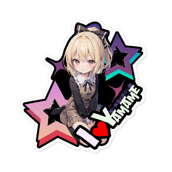 ステッカー - 100 x 100 (mm)