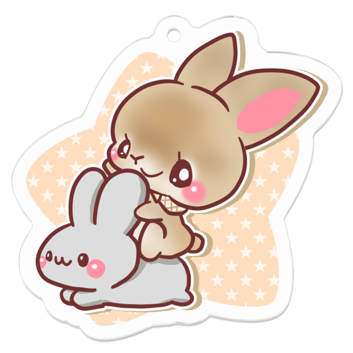 アクリルキーホルダー - 50 x 50 (mm)