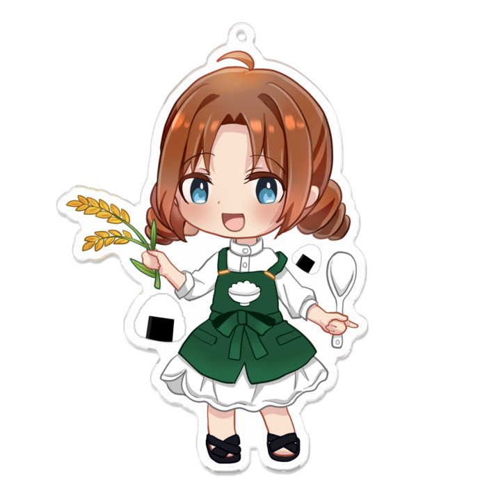 アクリルキーホルダー - 100 x 100 (mm)