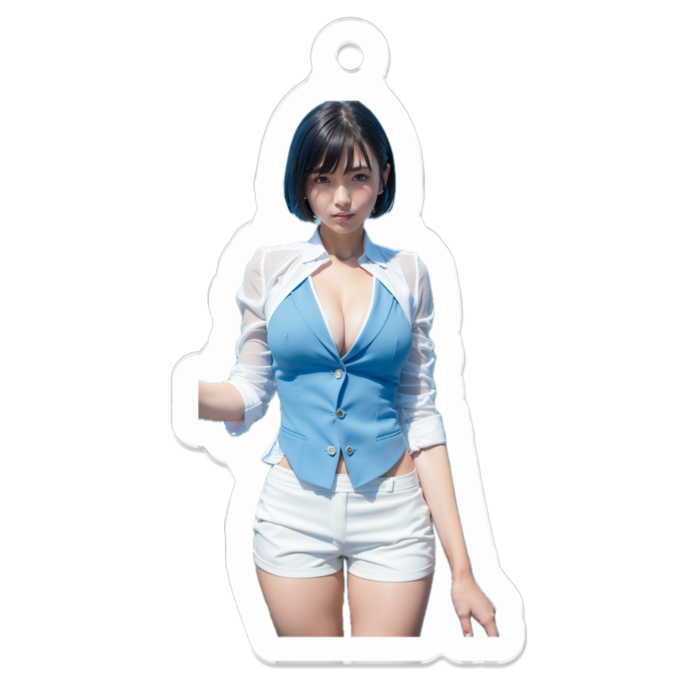 アクリルキーホルダー - 50 x 50 (mm)