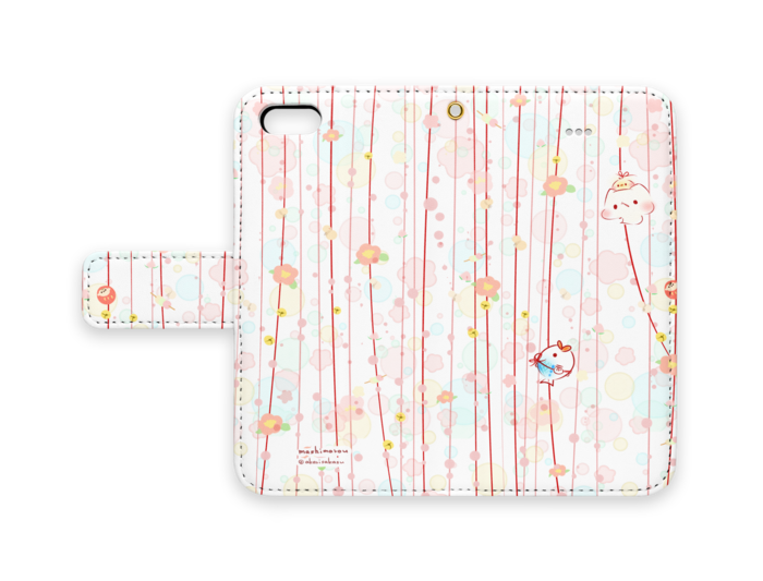 手帳型iPhoneケース - iPhone5 - ストラップ穴 あり