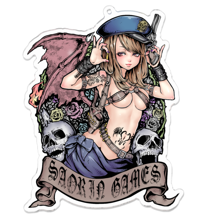 アクリルキーホルダー - 100 x 100 (mm)