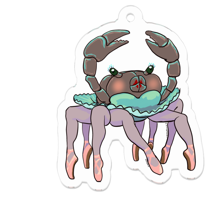 アクリルキーホルダー（コーティング） - 50 x 50 (mm)