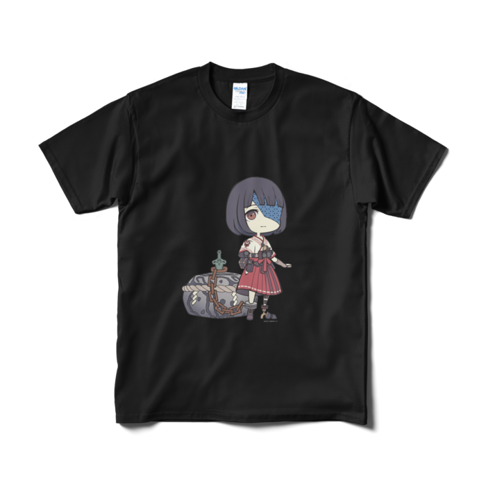 『オノゴロ物語』ハル(E)Tシャツ(短納期) - M - ブラック
