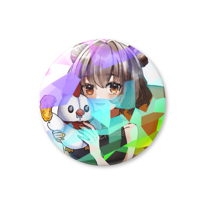 ホログラム缶バッジ - 32mm