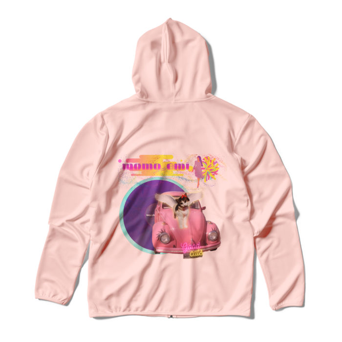 ジップパーカー - M - ライトピンク