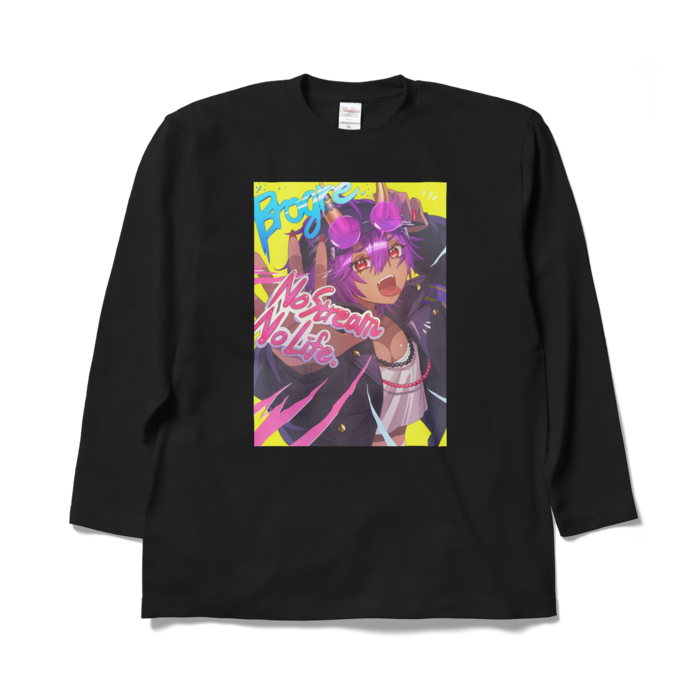 ロングスリーブTシャツ - XL - ブラック