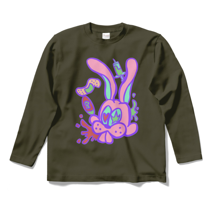ロングスリーブTシャツ - S - アーミーグリーン