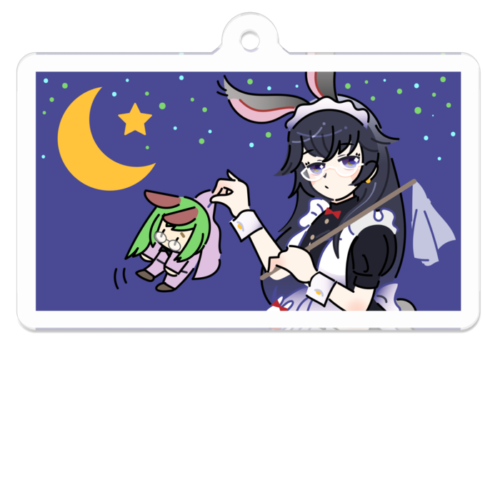 アクリルキーホルダー - 50 x 50 (mm)