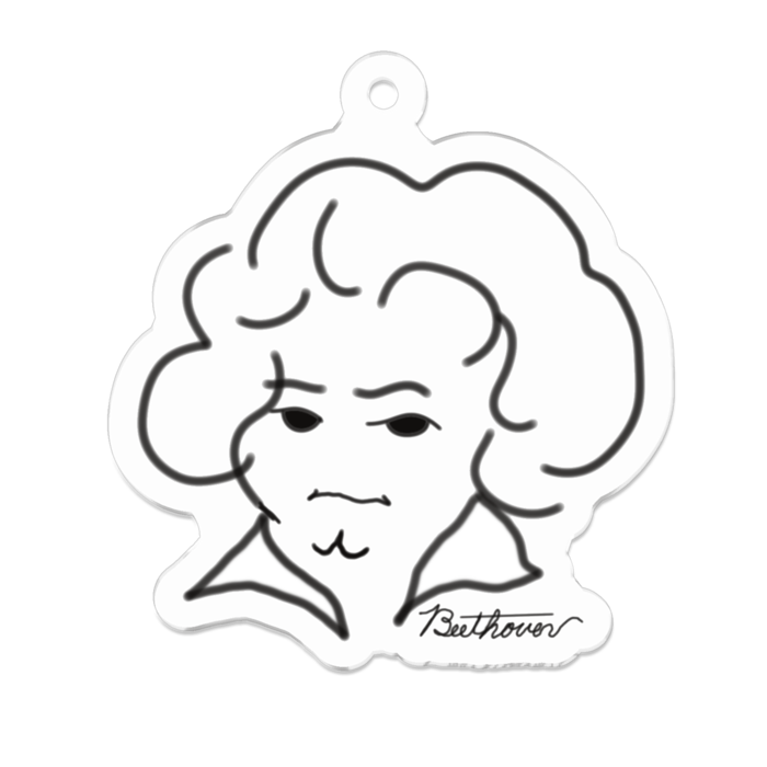 アクリルキーホルダー - 50 x 50 (mm)