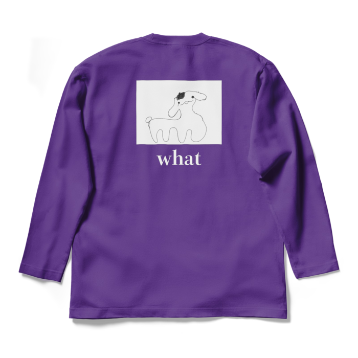 ロングスリーブTシャツ - L - パープル