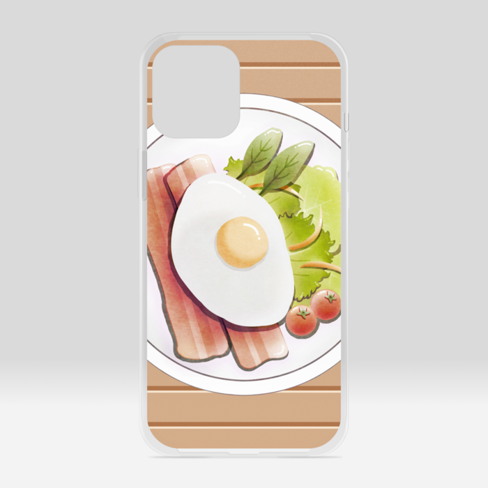 クリアiPhoneケース ベージュ iPhone 12ProMax