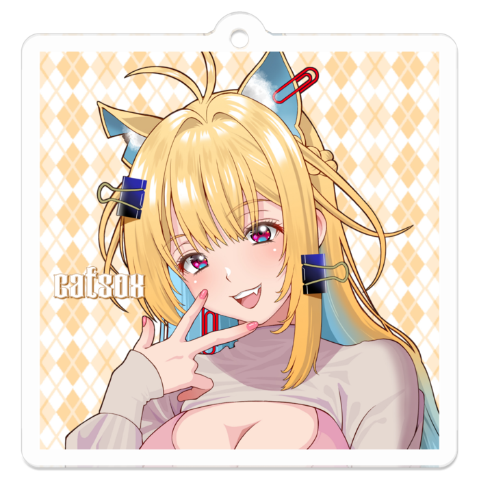アクリルキーホルダー - 50 x 50 (mm)