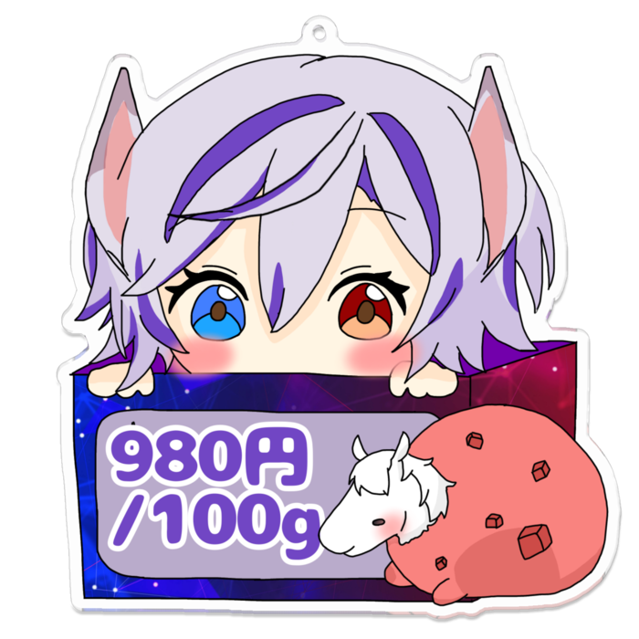 アクリルキーホルダー - 100 x 100 (mm)