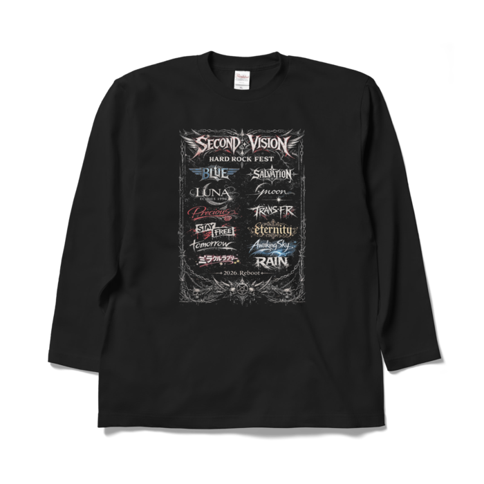 ロングスリーブTシャツ - XL - ブラック