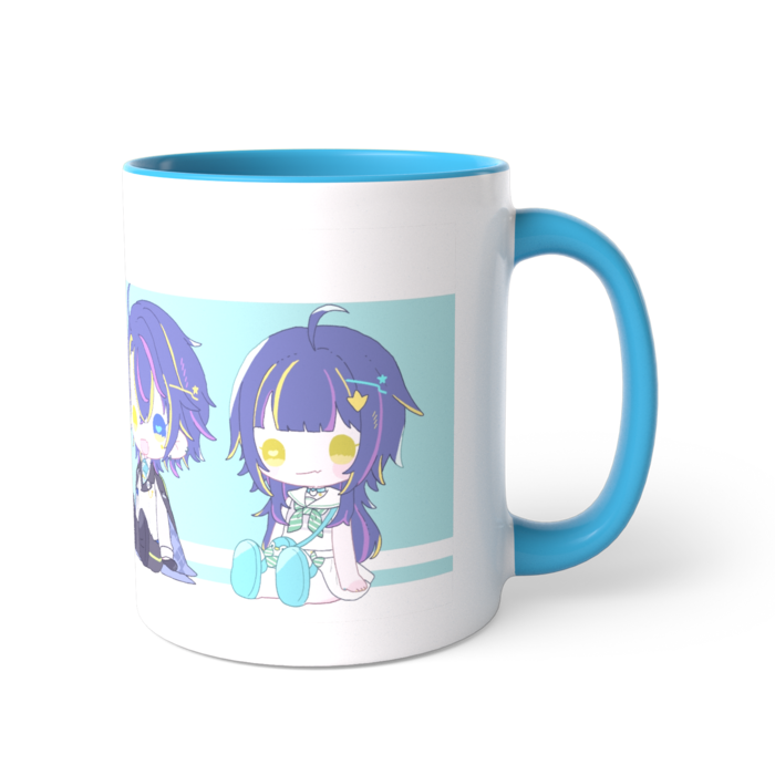 ツートンカラーマグカップ - 直径 8.2cm / 高さ 9.5cm