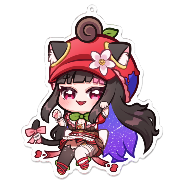 アクリルキーホルダー - 100 x 100 (mm)