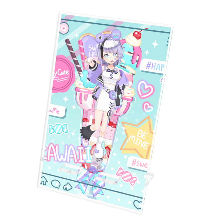 アクリルスマホスタンド - 100x160mm