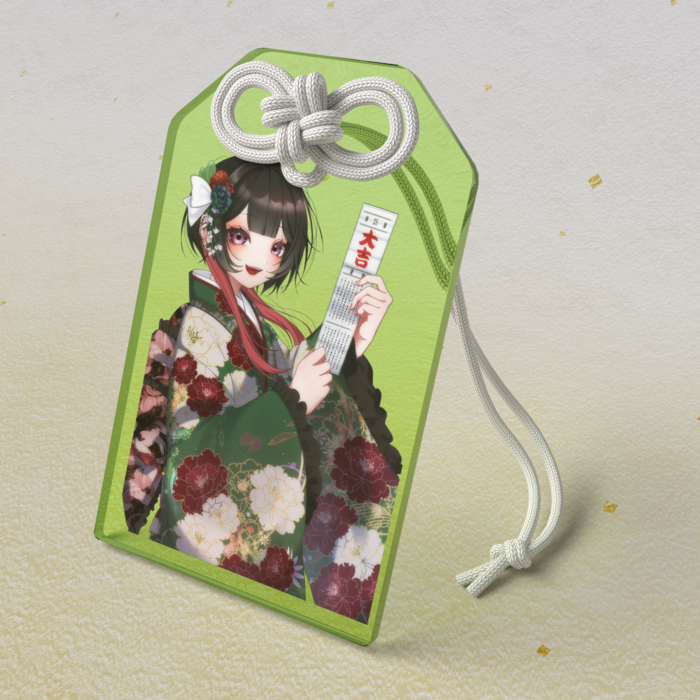 アクリルお守り - 50 × 80mm