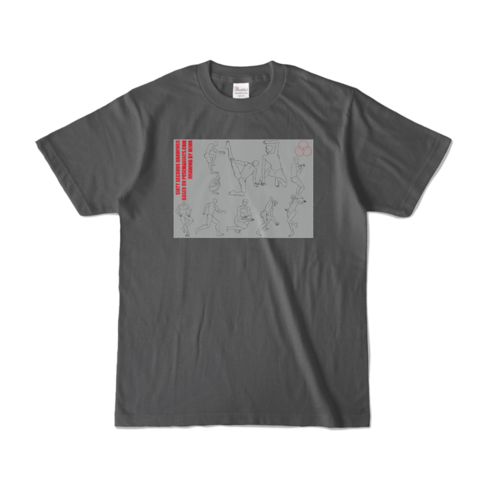 カラーTシャツ - S - チャコール (濃色)