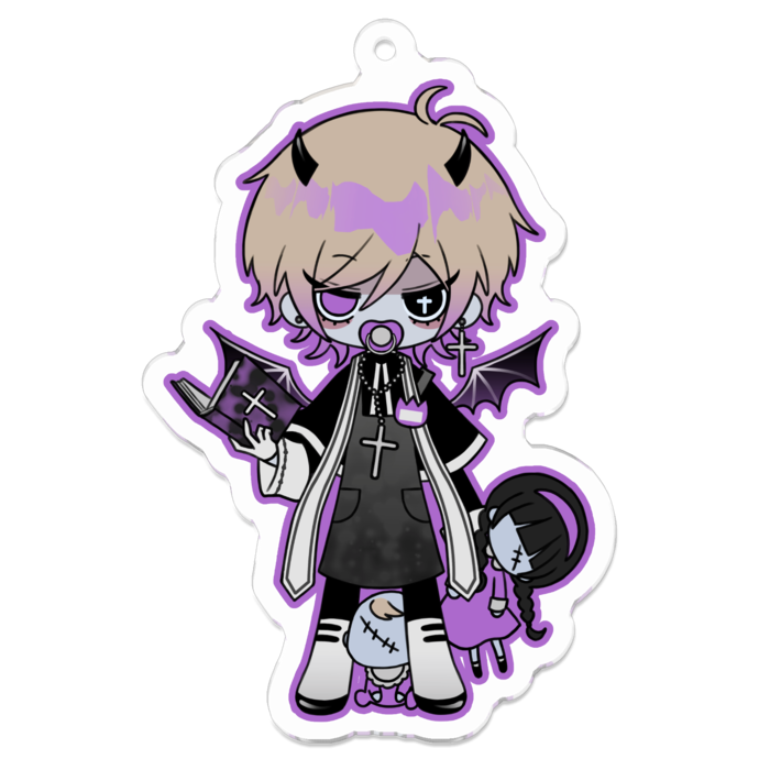 アクリルキーホルダー - 70 x 70 (mm)