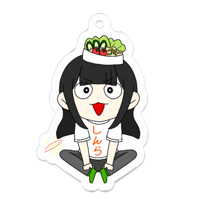 アクリルキーホルダー - 50 x 50 (mm)