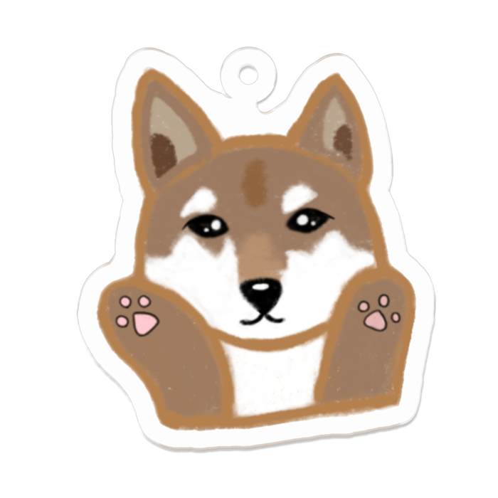 アクリルキーホルダー - 50 x 50 (mm)