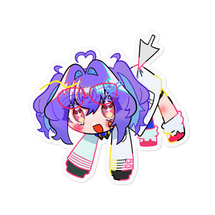 ステッカー - 100 x 100 (mm)