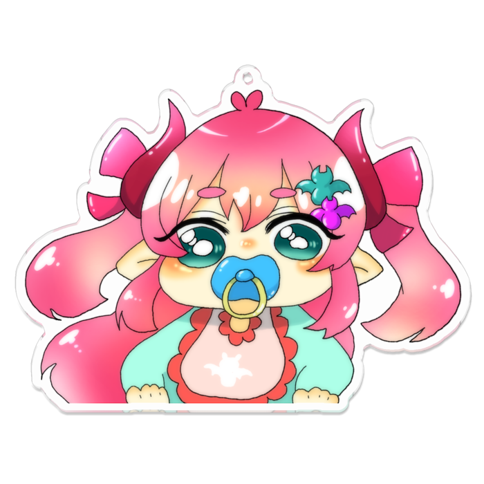 アクリルキーホルダー - 100 x 100 (mm)