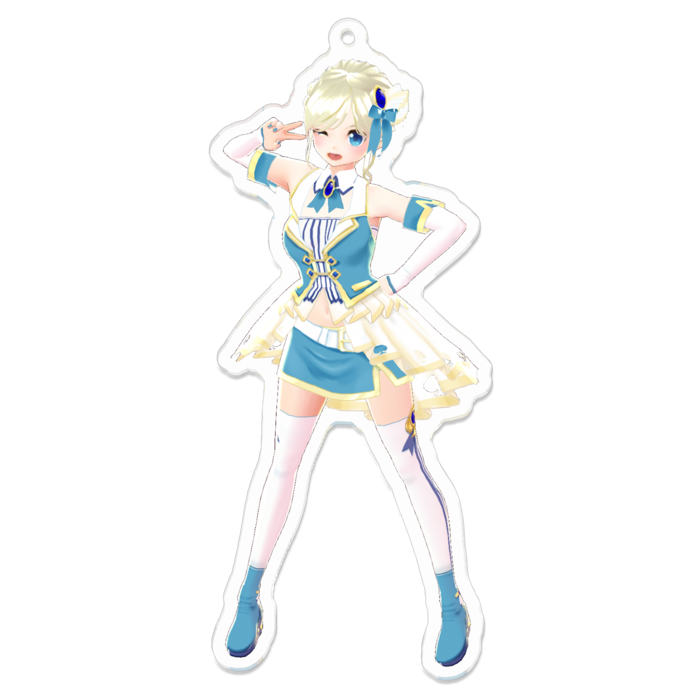 アクリルキーホルダー - 100 x 100 (mm)