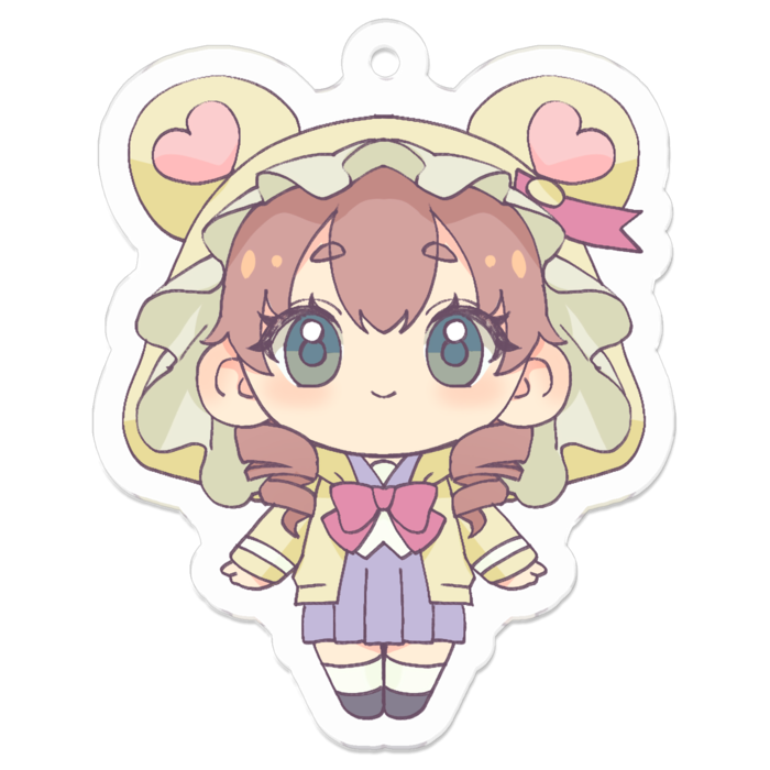 アクリルキーホルダー - 50 x 50 (mm)