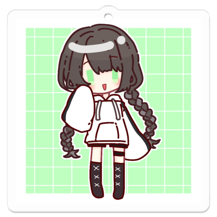 アクリルキーホルダー - 50 x 50 (mm)