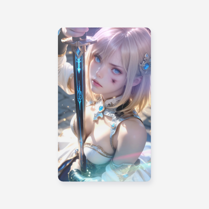 クリアカード - 名刺（55 × 91mm）