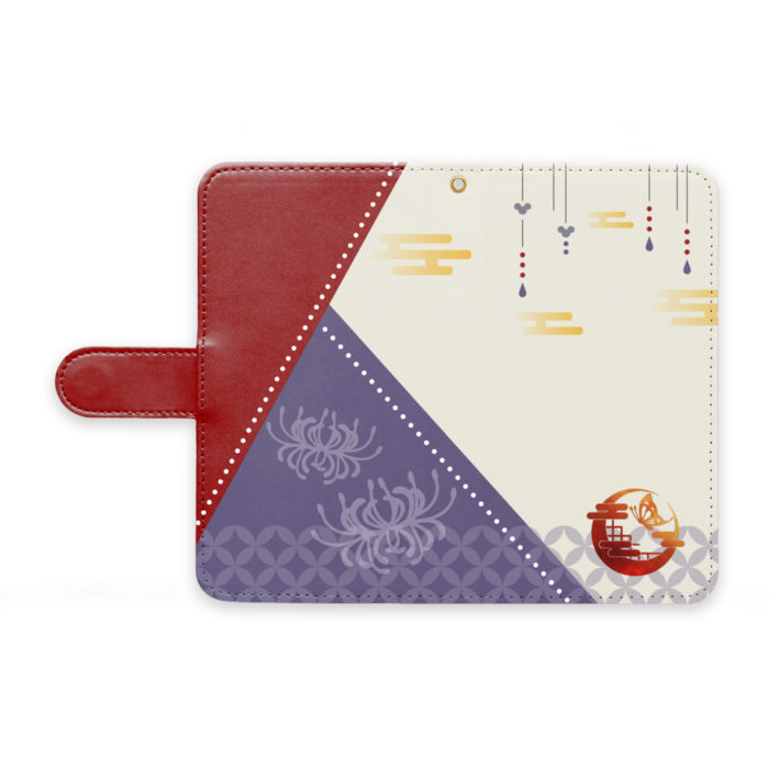 手帳型Androidケース - M - ストラップ穴 あり
