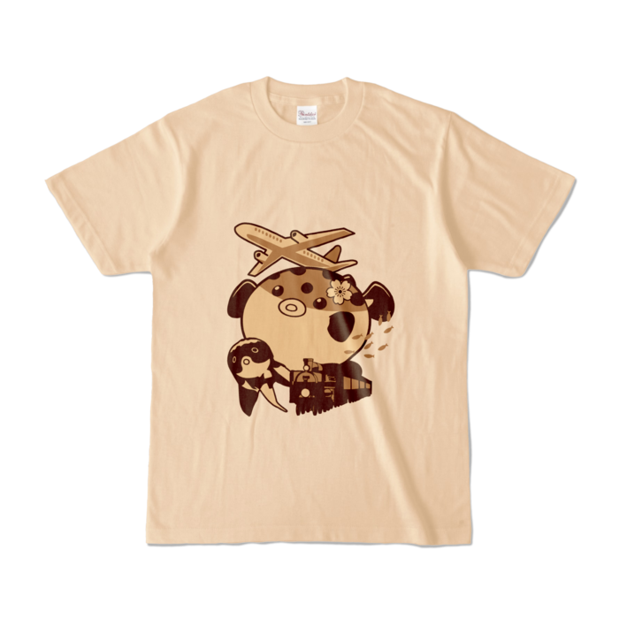 カラーTシャツ - S - ナチュラル (淡色)