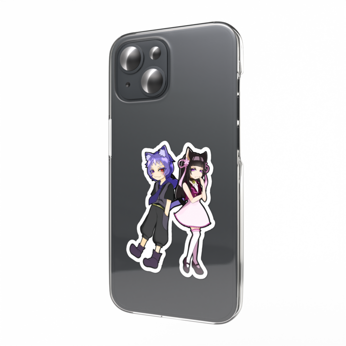 2人【背中合わせ】