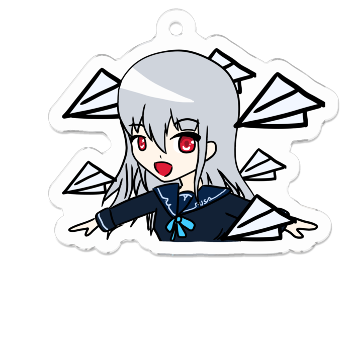 アクリルキーホルダー - 50 x 50 (mm)