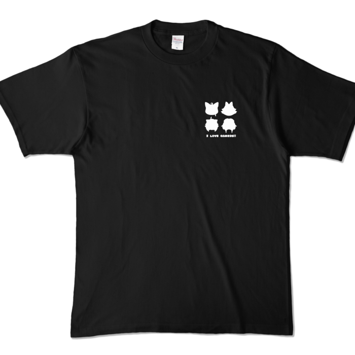 アイコンTシャツ - XL - ブラック