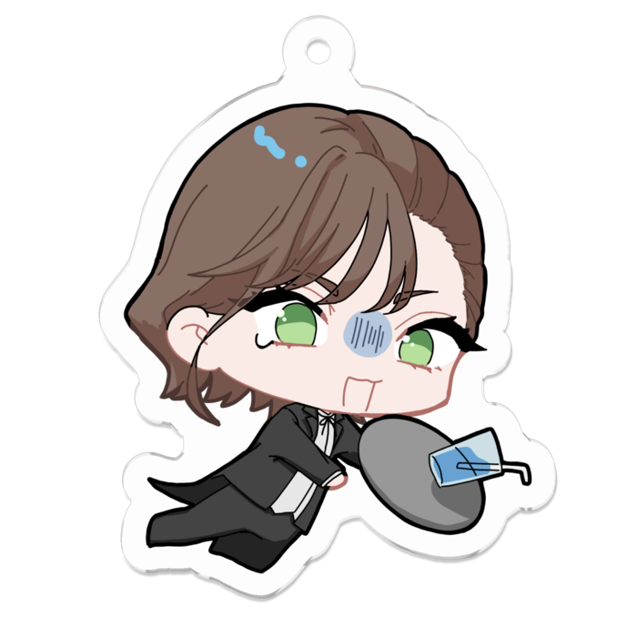 アクリルキーホルダー - 50 x 50 (mm)